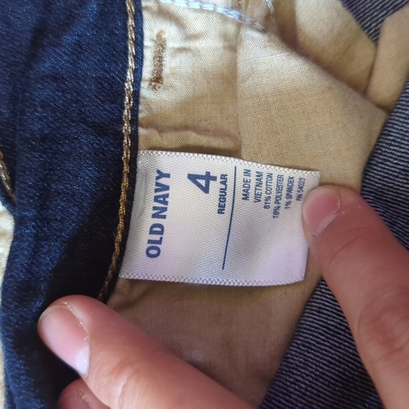 Old Navy The Flirt Dark Wash Denim Capri Jeans Size 4 - Picture 5 of 5